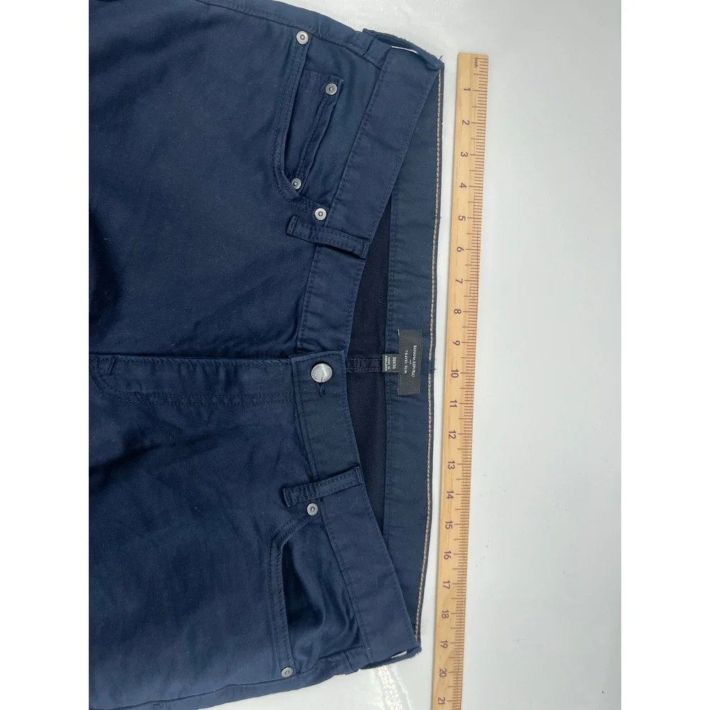 Banana Republic Travel Slim Mens Navy Blue 5-Pocket Pants 38x30